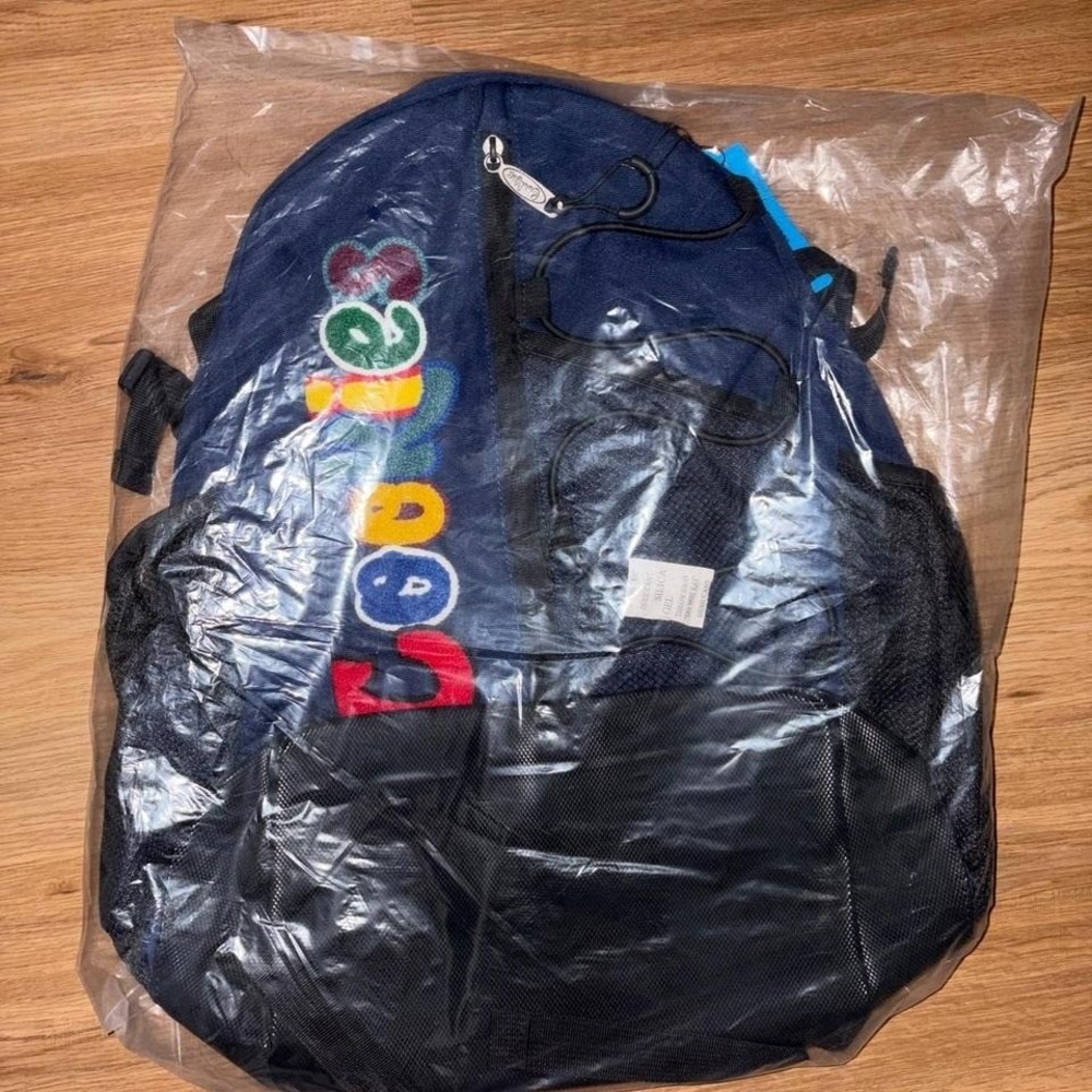 Cookies Patchwork Logo Backpack (Navy) - Picture 2 of 4